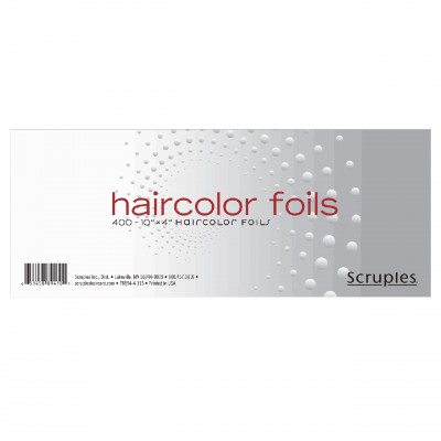 Фольга для знебарвлення волосся Scruples SCRUPLES Haircolor Foils 10x4 (8941)