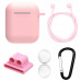 Чохол силіконовий DS Case для Apple AirPods/AirPods 2 Pink (343532333)