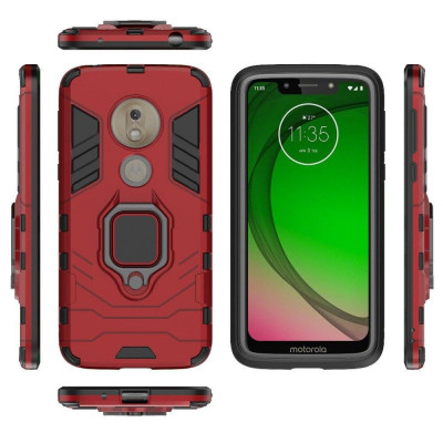 Чохол Ring Armor для Motorola Moto G7 Play Red (arbc6925)