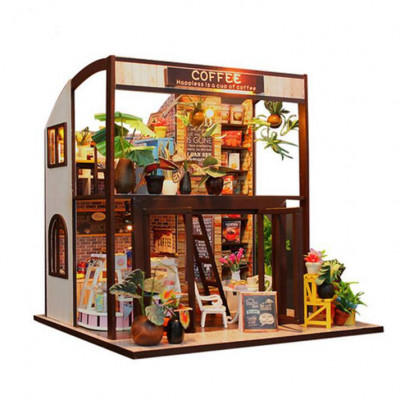 Конструктор Ляльковий будиночок CuteBee Кав'ярня DIY DollHouse (V549SD)