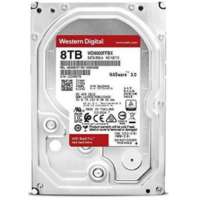 Накопичувач HDD SATA 8.0 TB WD Red Pro NAS 7200rpm 256MB (WD8003FFBX)