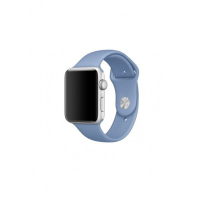 Ремінець Sport Band для Apple Watch 38/40mm силіконовий size(s) ARM Series 5 4 3 2 1 Denim Blue