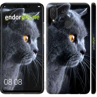 Пластиковий чохол Endorphone на Huawei P Smart Plus Красивий кіт (3038m-1555-26985)