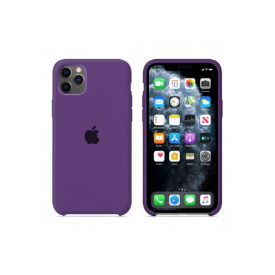 Чохол силіконовий soft-touch ARM Silicone Case для iPhone 11 Pro Max Purple