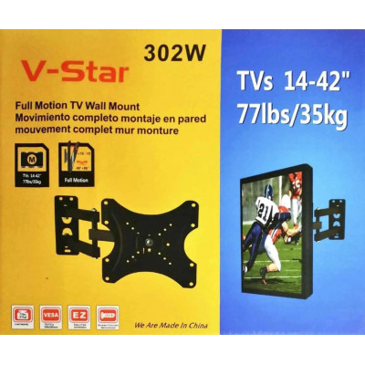 Кріплення для ТВ V-Star з поворотом 14-42 302W