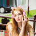 Навушники бездротові HOCO Cheerful Cat ear W27 Pink