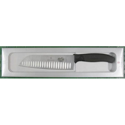 Кухонний ніж Victorinox Santoku 17 см Чорний (6.8523.17G)