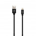 Кабель в обплетенні Canyon USB - Lightning 0.96м Black (CNS-MFIC3B)