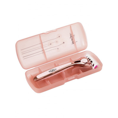 Жіночий верстат для гоління Wilkinson Quattro For Woman Rosegold + дорожній футляр (01617)