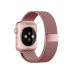 Ремінець Milanese Loop для Apple Watch 42/44mm металевий ARM Series 5 4 3 2 1 Rose Gold