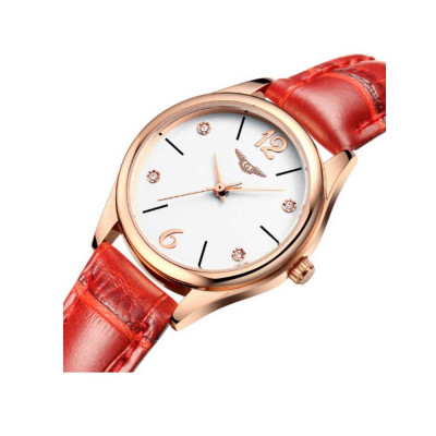 Годинник Guanqin GS19031 CL Gold-White-Red (GS19031GWR)