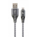 Кабель Cablexpert USB 2.0 A - Lightning 1м Сірий (CC-USB2B-AMLM-1M-WB2)