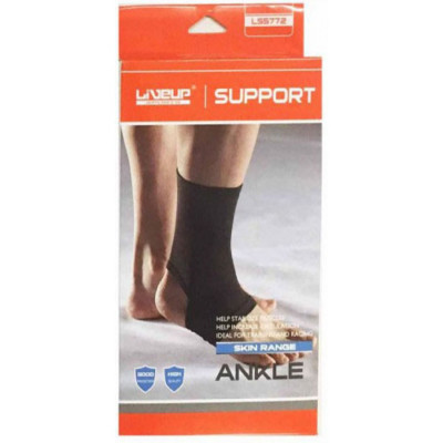 Фіксатор щиколотки LiveUp Ankle Support L/XL Black (LS5772-LXL)