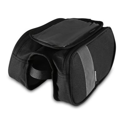 Велосумка під смартфон Sahoo 122005 Top Tube Bag 1L Черная (6920636791117)