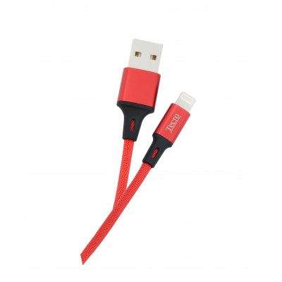 Кабель Tecro USB-Lightning, 1м Red (LT-0100RD)