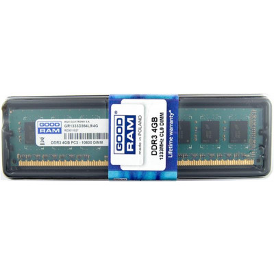 Модуль пам'яті GOODRAM DDR3 4GB/1333 (GR1333D364L9S/4G)