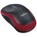 Миша Logitech M185 Wireless Mouse Red (6483685)