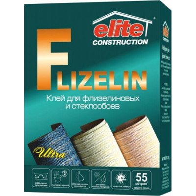 Клей для флізелінових шпалер Elite Construction FLIZELIN 300 г