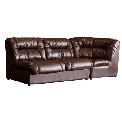 Диван Richman Візит Двійка 870 x 1650 x 850H см Кут Титан Dark Brown Коричневий