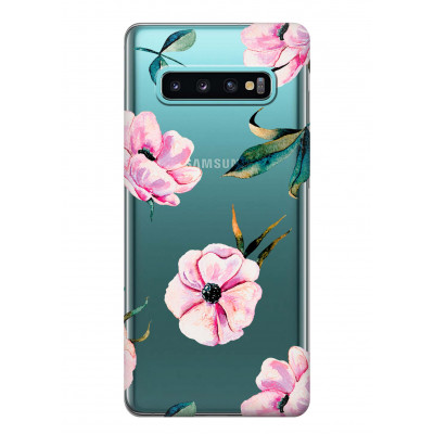 Чохол iSwag для Samsung Galaxy S10 Plus Півонії (H437)