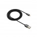 Кабель в обплетенні Canyon USB - Lightning 0.96м Black (CNS-MFIC3B)