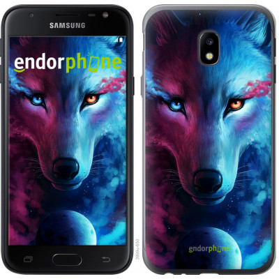 Силіконовий чохол Endorphone на Samsung Galaxy J3 (2017) Арт-вовк (3999u-650-26985)