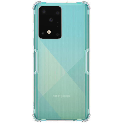 TPU чохол Nillkin Nature Series для Samsung Galaxy S20 Ultra Сірий прозорий (877369)