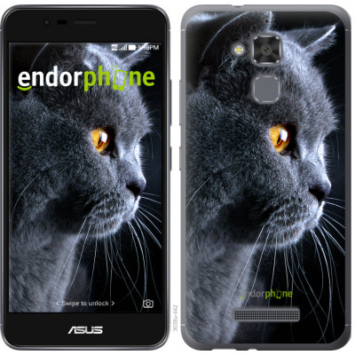 Пластиковий чохол Endorphone на Asus Zenfone 3 Max ZC520TL Красивий кіт (3038m-442-26985)