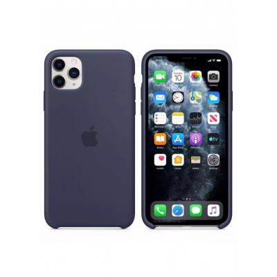 Чохол силіконовий soft-touch ARM Silicone Case для iPhone 11 Pro Max Midnight Blue