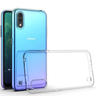 TPU чохол Epik Transparent для Samsung Galaxy A01 Transparent (883935)