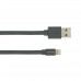 Кабель Canyon USB - Lightning 0.96м Dark Grey (CNS-MFIC2DG)