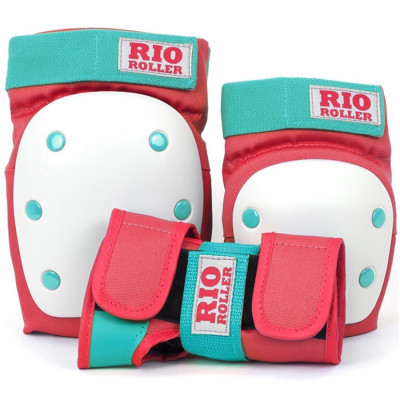 Комплект захисту Rio Roller Triple Pad Set S Red-mint