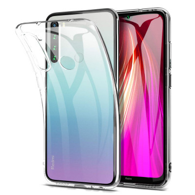 TPU чохол Epic Transparent 2.0 mm для Xiaomi Redmi Note 8 Безбарвний (770041)