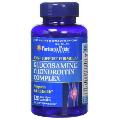 Глюкозамін хондроїтин Puritans Pride Glucosamine Chondroitin Complex 120 капсул (30982)