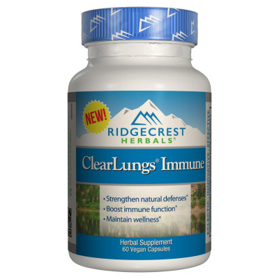 Імуностимулюючий Комплекс для підтримки Легких Clear Lungs RidgeCrest Herbals 60 гелевих капсул