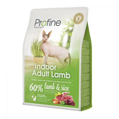 Корм для котів Profine Cat Indoor 2 кг для тих, хто живе в приміщенні, з ягнятком