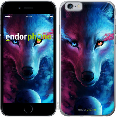 Силіконовий чохол Endorphone на iPhone 6s Арт-вовк (3999u-90-26985)