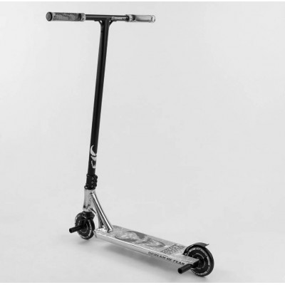 Самокат трюковий Best Scooter "SIMBIOTE" HIC-система, ПЕГІ, алюмінієвий диск та дека Black/Grey (102308)