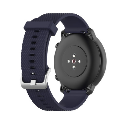 Ремінець силіконовий 20мм Samsung Galaxy Watch 42 | 3 41 мм | Active | Active 2 BeWatch GT Темно-синій (1011489)