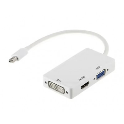 Конвертер перехідник Mini DisplayPort на HDMI/DVI/VGA 34113