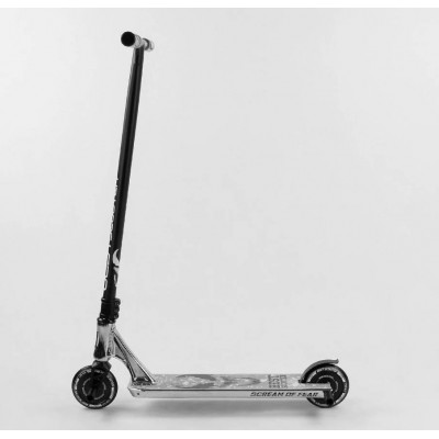 Самокат трюковий Best Scooter "SIMBIOTE" HIC-система, ПЕГІ, алюмінієвий диск та дека Black/Grey (102308)