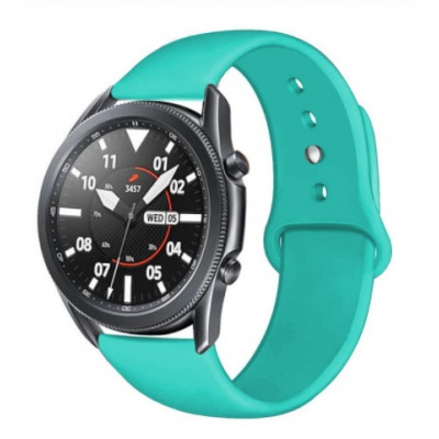 Ремінець BeWatch для Samsung Galaxy Watch 42mm Galaxy Watch 3 41 mm силіконовий 20мм М'ятний (1010397)