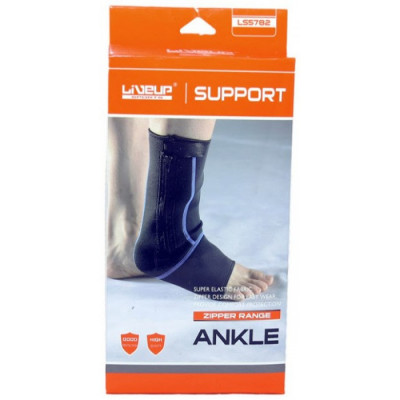 Фіксатор щиколотки LiveUp Ankle Support S/M Black (LS5782-SM)