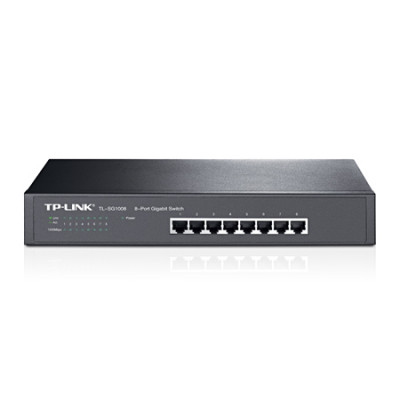 Комутатор TP-Link TL-SG1008 (8хGE, метал)