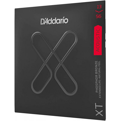 Струни для акустичної гітари 6 шт D'Addario XTAPB1356 XT Phosphor Bronze Medium 13/56