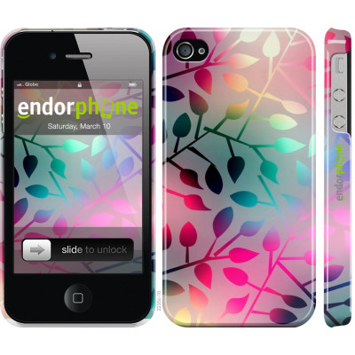 Пластиковий чохол Endorphone на iPhone 4s Листя (2235c-12-26985)