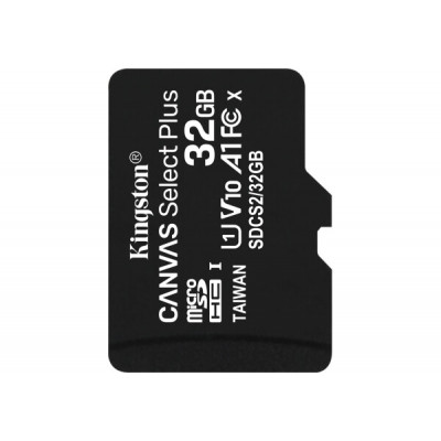 Карта пам'яті Kingston 32GB microSDHC Canvas Select Plus 100R A1 C10 (SDCS2/32GBSP)