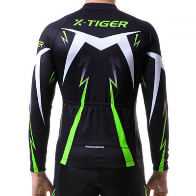 Костюм вело X-Tiger XM-CT-013 кофта з довгим рукавом + штани XL Green