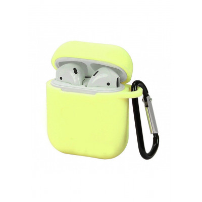 Силіконовий чохол для Airpods 1/2 ARM тонкий Yellow (4652mellowyellow)