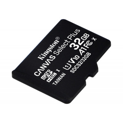 Карта пам'яті Kingston 32GB microSDHC Canvas Select Plus 100R A1 C10 (SDCS2/32GBSP)